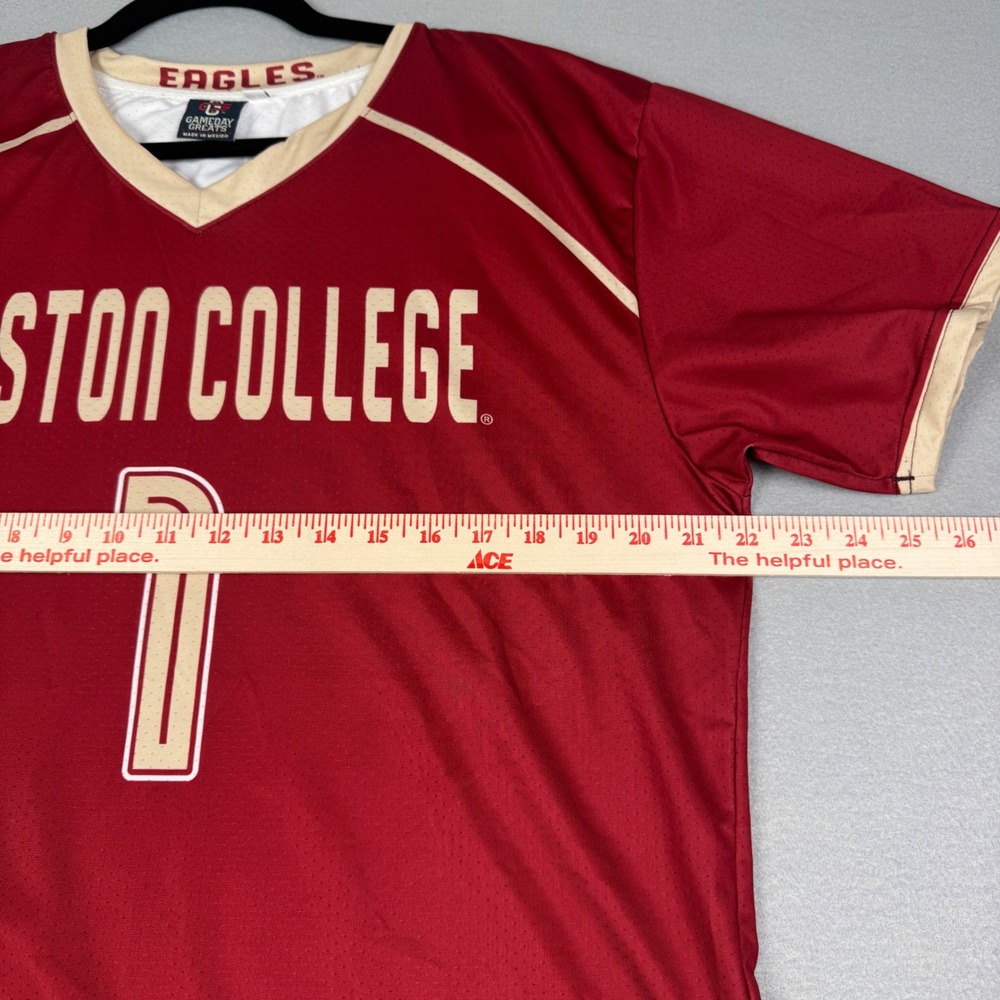 Boston College Eagles Jersey Gameday Greats ProSphere Maroon Gold Mens Large #1 - Picture 8 of 9